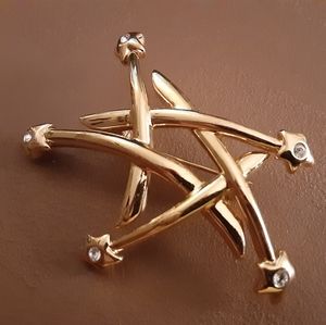 Vintage Monet Shooting Star Brooch